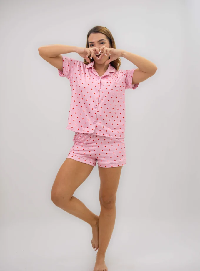 Piel de Durazno - Mini Corazoncitos - Short